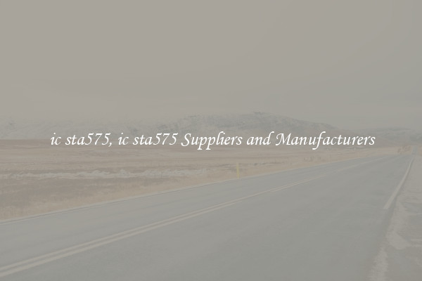 ic sta575, ic sta575 Suppliers and Manufacturers