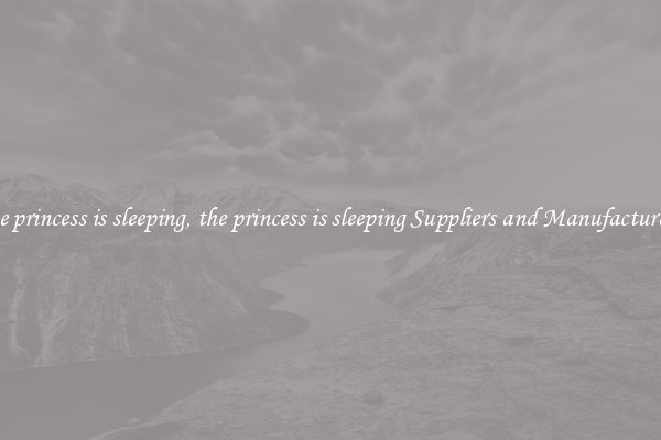 the princess is sleeping, the princess is sleeping Suppliers and Manufacturers