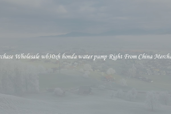 Purchase Wholesale wb30xh honda water pump Right From China Merchants