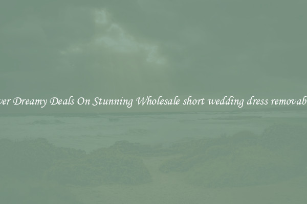 Discover Dreamy Deals On Stunning Wholesale short wedding dress removable skirt