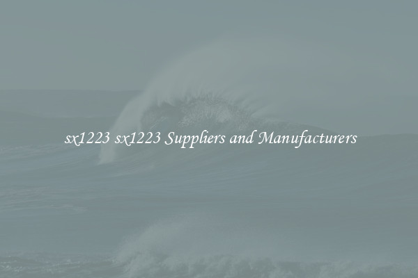sx1223 sx1223 Suppliers and Manufacturers