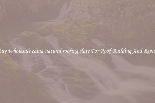 Buy Wholesale china natural roofing slate For Roof Building And Repair
