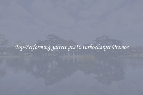 Top-Performing garrett gt250 turbocharger Promos